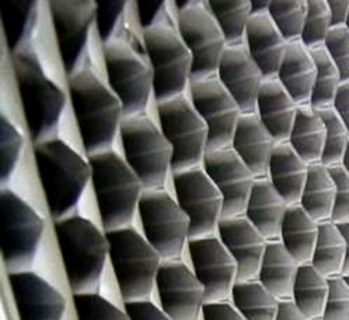 400度高温高效空气过滤器铝箔结构特写